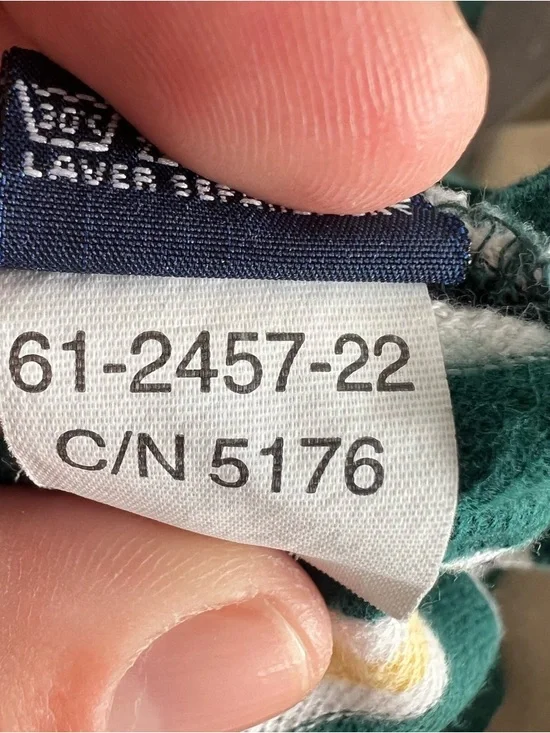 Vintage 90s Cutter & Buck USGA Striped Polo Shirt - Picture 10 of 10